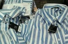 OŚWIĘCIM. Lidl sprzedaje koszule przypominające obozowe pasiaki