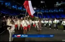 Wejście Polskiej reprezentacji - Olimpiada w Londynie 2012