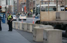 Betonowe bariery w centrum Melbourne!