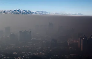 Smog + zjawisko inwersji temperatur na jednym zdjęciu