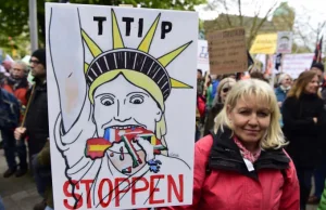 Hanower: kilkadziesiąt tysięcy ludzi protestuje przeciw TTIP