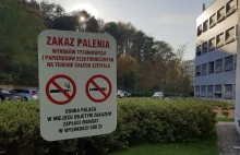 Mandat 500 zł i obowiązkowa porada antytytoniowa. UCK- "Szpital bez papierosa"