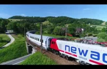 Griffin z Newagu prowadzi zmodernizowane wagony PKP Intercity [film promocyjny]