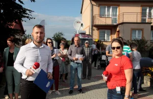 Mieszkańcy Sadowia nie chcą masztu telefonii komórkowej kolejny protest