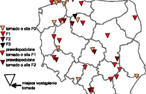 Trąby powietrzne w Polsce - jesienią i zimą