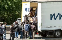 Gangi imigrantów znowu paraliżują ruch w okolicy Calais
