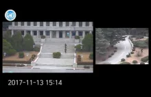 Nagranie z ucieczki żołnierza z Korei Północnej
