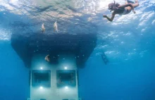 Resort z podwodnym pokojem na oceanie Indyjskim