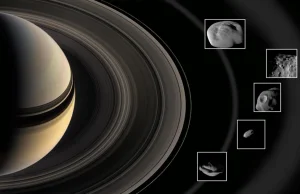 Pierścienie Saturna zmieniają kształt jego księżyców!