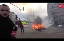 Rondo w Warszawie w płomieniach! Kolejny protest.