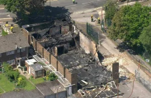 Spłonął meczet w Londynie, policja bada przyczyny