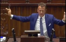 Pijany poseł PO okupuje mównicę Sejmową?