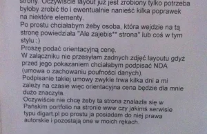 Z cyklu "Witam, po ile strona?"