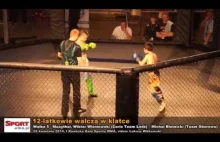 Walka Muay Thai 12-latków i nokautujące kopnięcie