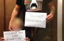"Misiek" opublikował w internecie swoje zdjęcie z podpisem "Dukat konfident"