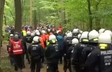 Brutalne starcie niemieckiej policji z ekologami. Brukselo, gdzie jesteś?!...