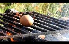 Jajko w ognisku - zobacz co się...