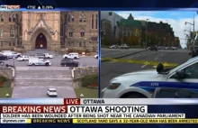 Kanada: strzały w budynku parlamentu. Napastnik postrzelił żołnierza...