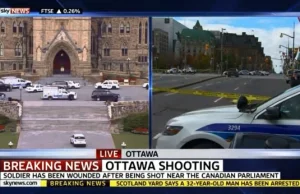 Kanada: strzały w budynku parlamentu. Napastnik postrzelił żołnierza...