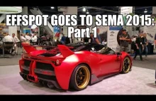 SEMA 2015 Part 1: Exotic Cars, Tuner Cars and ....some Drifting?