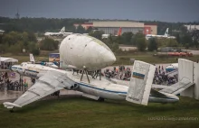 Bombowiec, który miał wynosić elementy stacji kosmicznej na orbitę