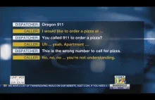 Ofiara przemocy domowej dzwoni na numer alarmowy udając że zamawia pizze