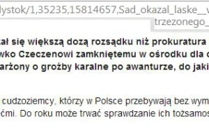 Czeczenowi wolno więcej