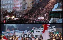 Wielka manifestacja przeciw Unii Europejskiej w Budapeszcie