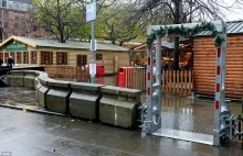 Fotoreportaż: jak w UK wygląda zabezpieczanie świątecznych jarmarków.
