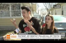 Dentysta wyrwał mu wszystkie zęby