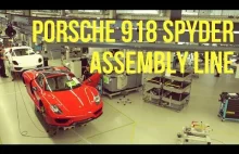 Linia montażowa Porsche 918 Spyder - porno dla fanów motoryzacji.