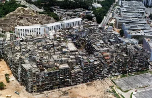 Najgęściej zaludnione miejsce na świecie, Kowloon Walled City to dzielnica Hongk