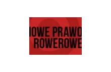 Nowe prawo rowerowe - infografika