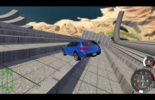 Samochody kontra betonowe ściany w realnym symulatorze zderzeń