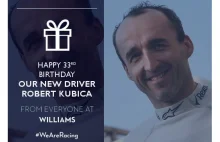 WILLIAMS RACING on RObert KUbica nowym kierowca WIlliams !!!!!!!