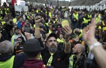 "Żółte kamizelki" przygotowują na dziś nową falę demonstracji