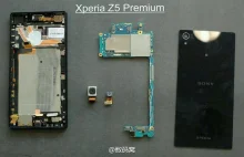 Rozebrano Sony Xperia Z5. W środek urządzenia taki jak w komputerze.