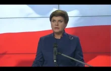 Beata Szydło przedstawia skład rządu (09.11.2015