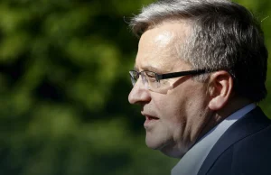 Bronisław Komorowski: Suflerka? To są uwagi techniczne