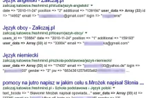 Kuriozalny wyciek danych użytkowników serwisu zaliczaj.pl