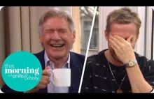 Ryan Gosling and Harrison Ford Lose It at Hilarious Interview!