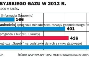 Ceny rosyjskiego gazu na rok 2012 [GRAFIKA]