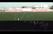 Macedonia U16s celebrating after goal and Gibraltar scored into empty net...