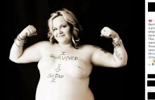 Niezwykłe zdjęcia, niesamowita odwaga. Ciężarna kobieta po mastektomii.