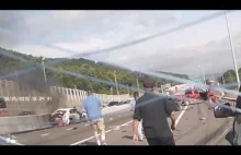 Dashcam Video Captures Fiery Crash on NY Highway, Dramatic Rescue From...