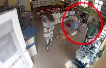 Starsza kobieta kradnie buty ze sklepu. Pomógł jej pies? (FILM