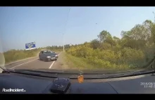 Wypadek rodem z WRC