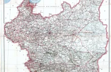 Polska mapa samochodowa na rok 1936/37