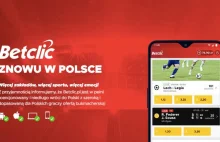 Legalny Betclic z końcówką PL...pozostałe łąmią ustawę hazardową