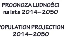 Prognoza ludności na lata 2014-2050